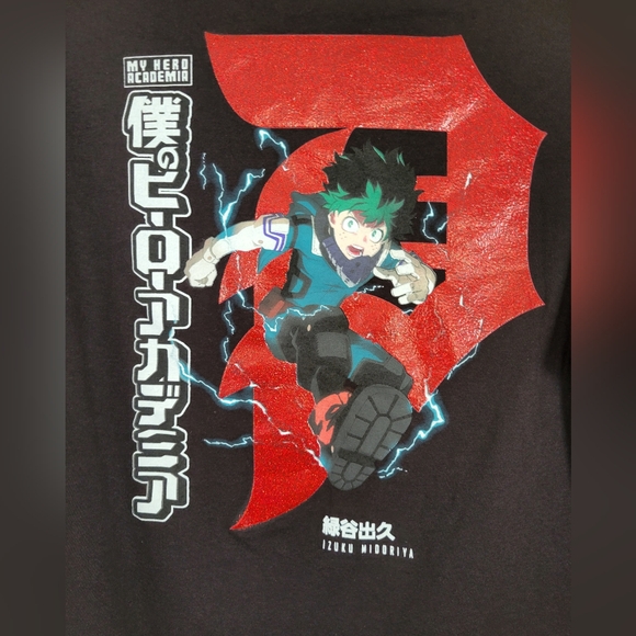 Primitive x My Hero Academia Dirty P Izuku Black T-Shirt - Picture 5 of 7